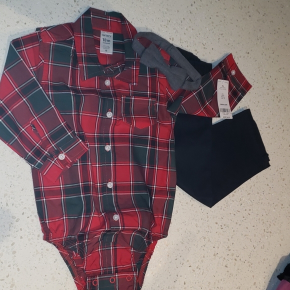 Carter's 3 Pc Christmas Set, 18 mos - Picture 1 of 6